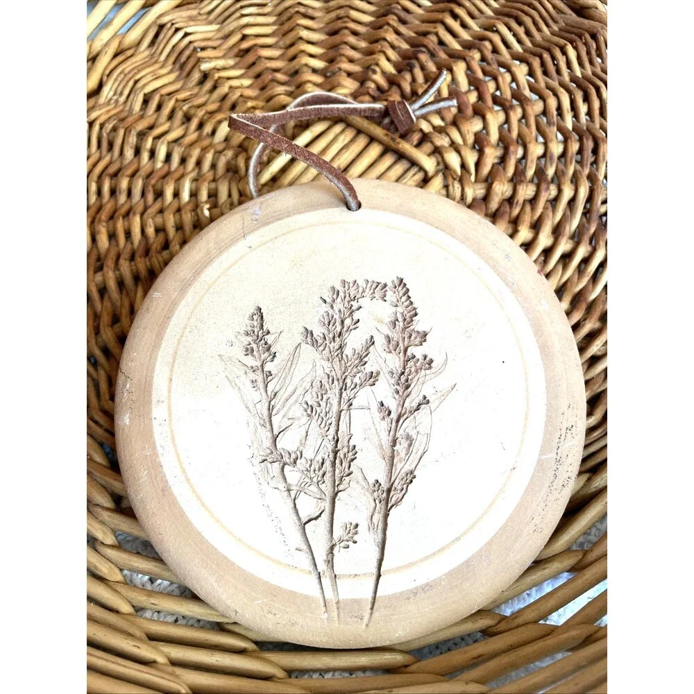 Goldenrod Wall Hanging Botanical Impression Earthy Cottage Decor